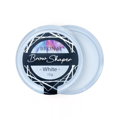 Контурная паста для бровей белая BRONA Brow Shaper 10 гр