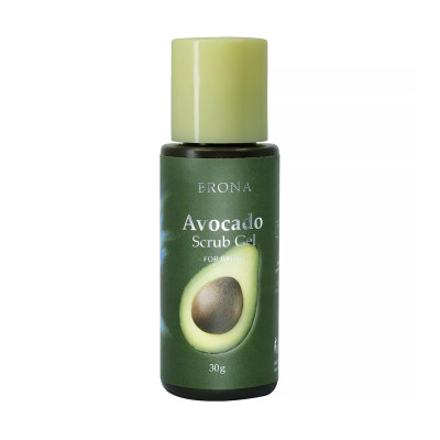 Скраб для бровей BRONA Avocado Scrub gel 30 гр